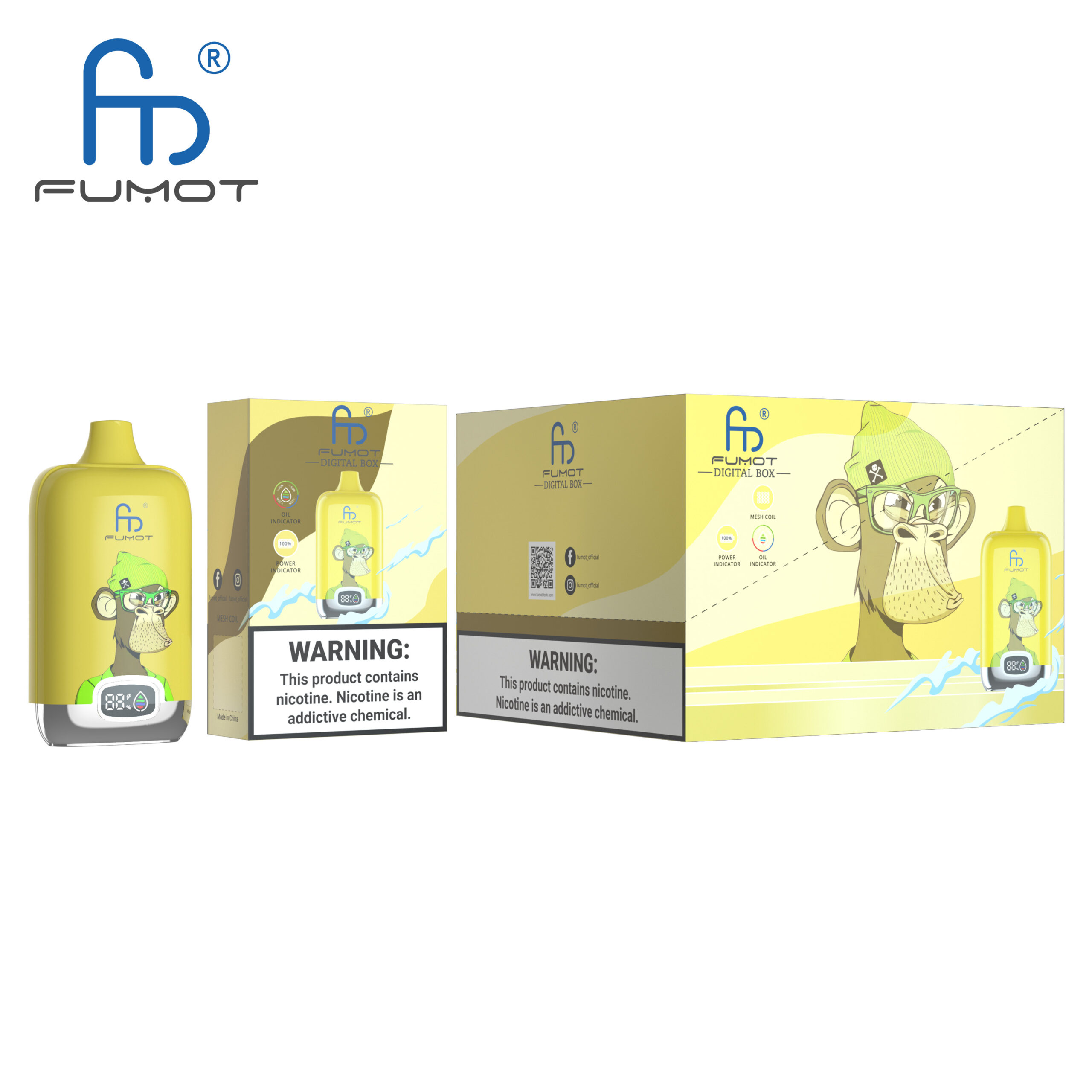 Fumot Digital Box 12000 Berry Lemonade – Image 3