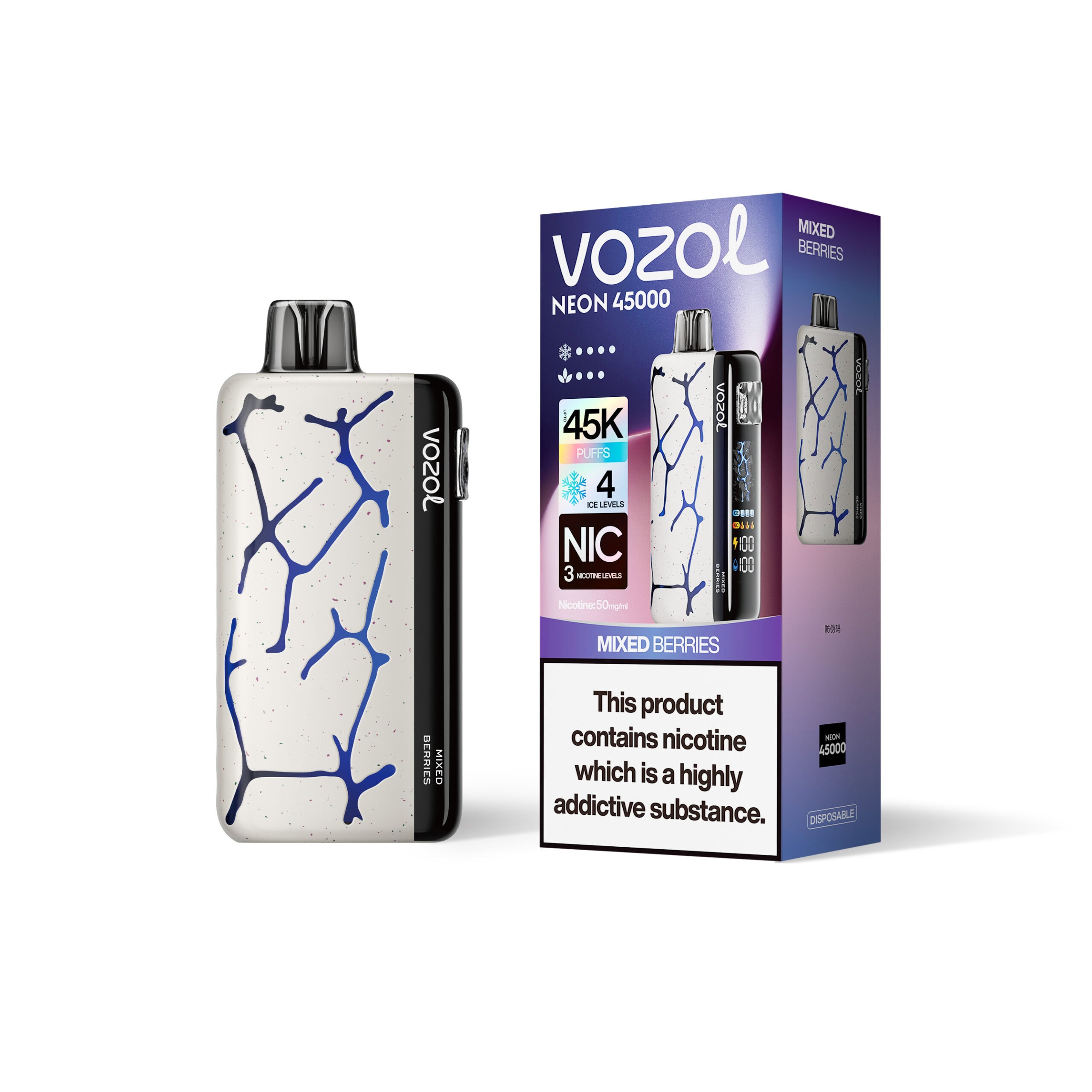 VOZOL NEON 45000 Mixed Berries - Imagen 2