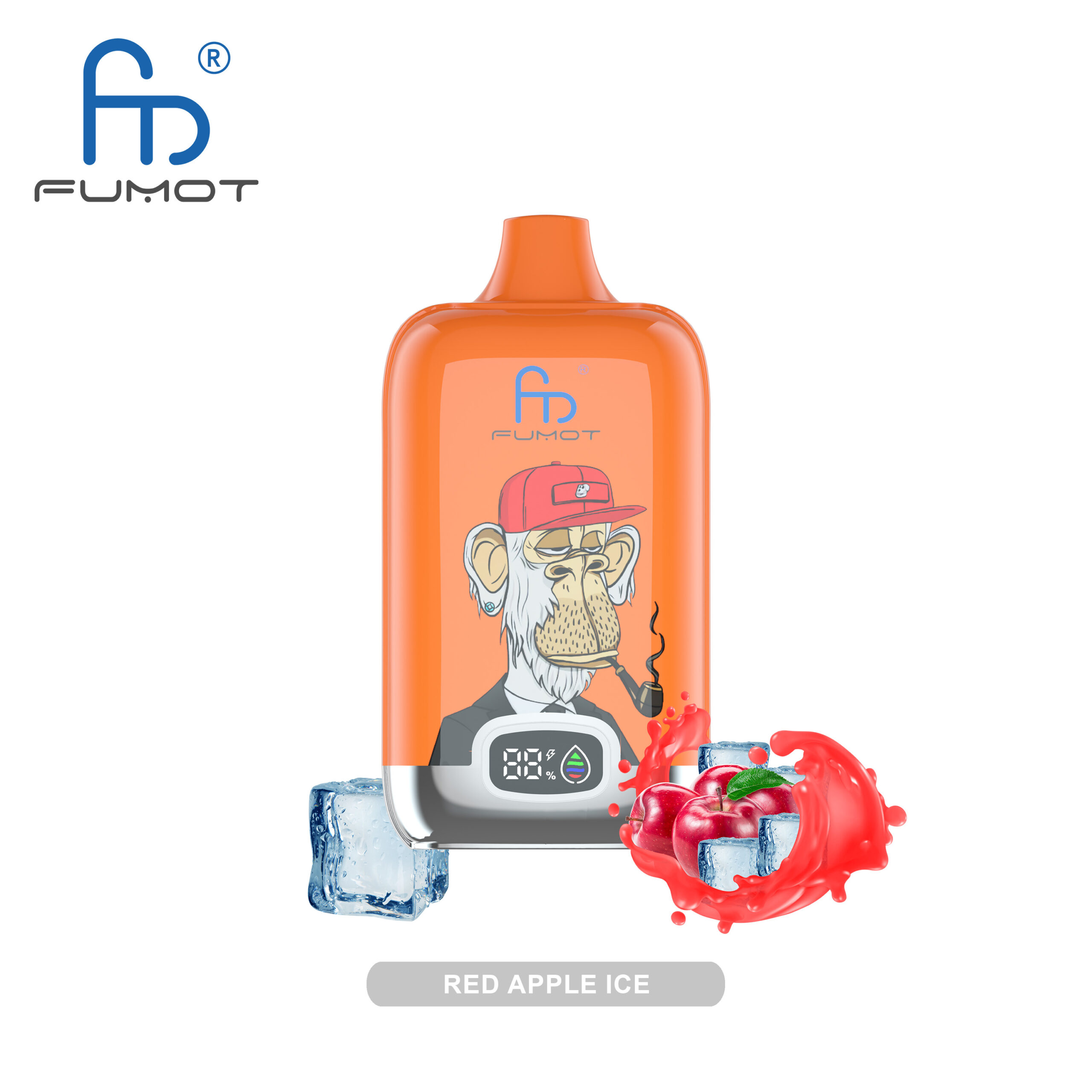 Fumot Digital Box 12000 Red Apple Ice