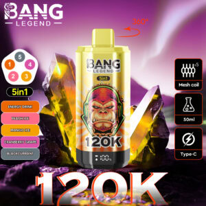 Bang Legend 120K Energy Drink / Peach Ice / Mango Ice / Cranberry Grape / Blackcurrant