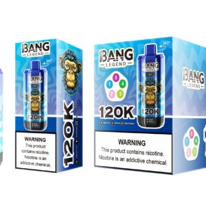 Bang Legend 120K Blueberry Ice / Watermelon Bubble Gum / Sour Apple Raspberry / Lotus Fruit Mango Melon / Passion Fruit Kiwi Lime - Imagen 2