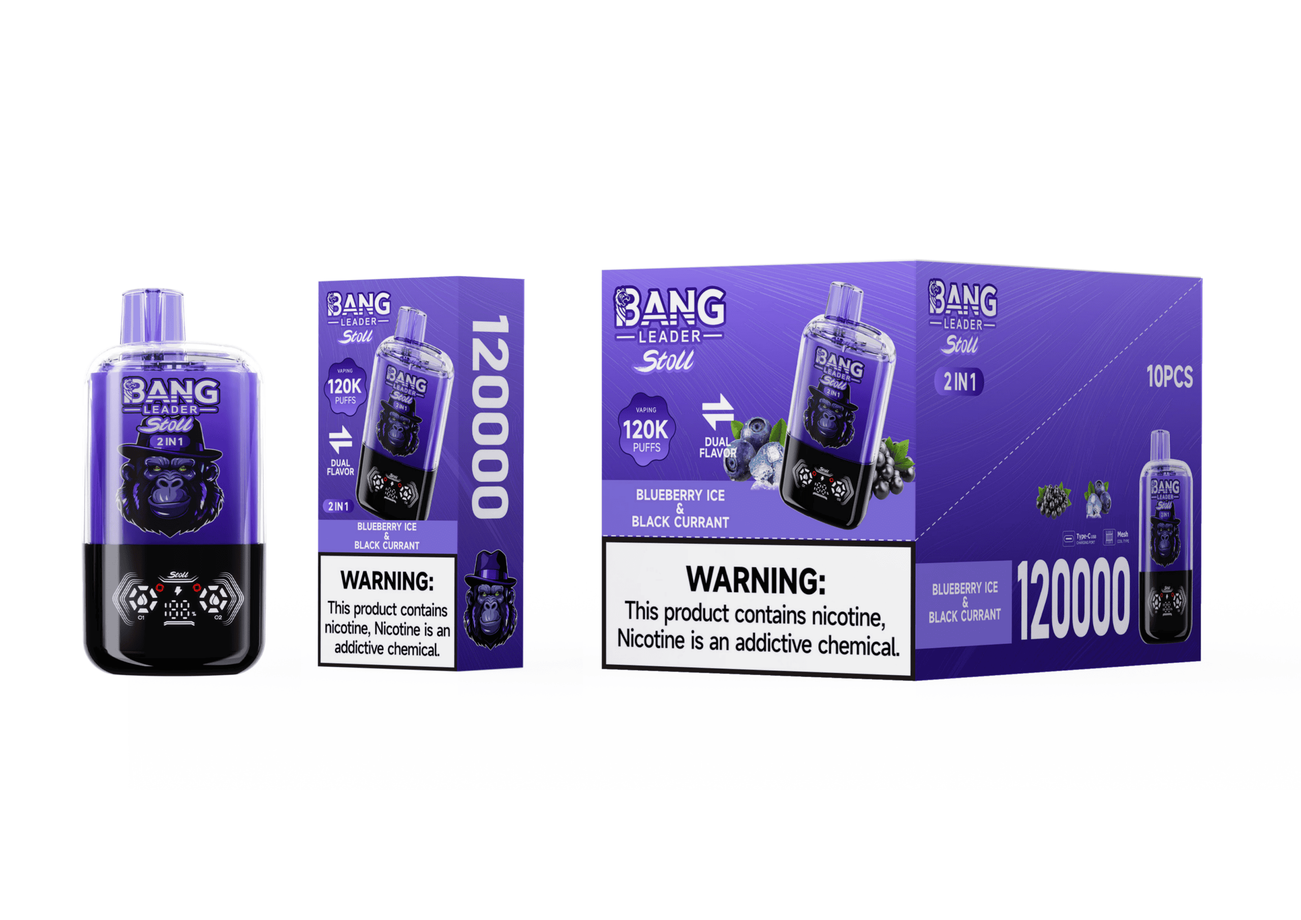 Bang Leader 120K Blueberry Ice / Black Currant - immagine 2