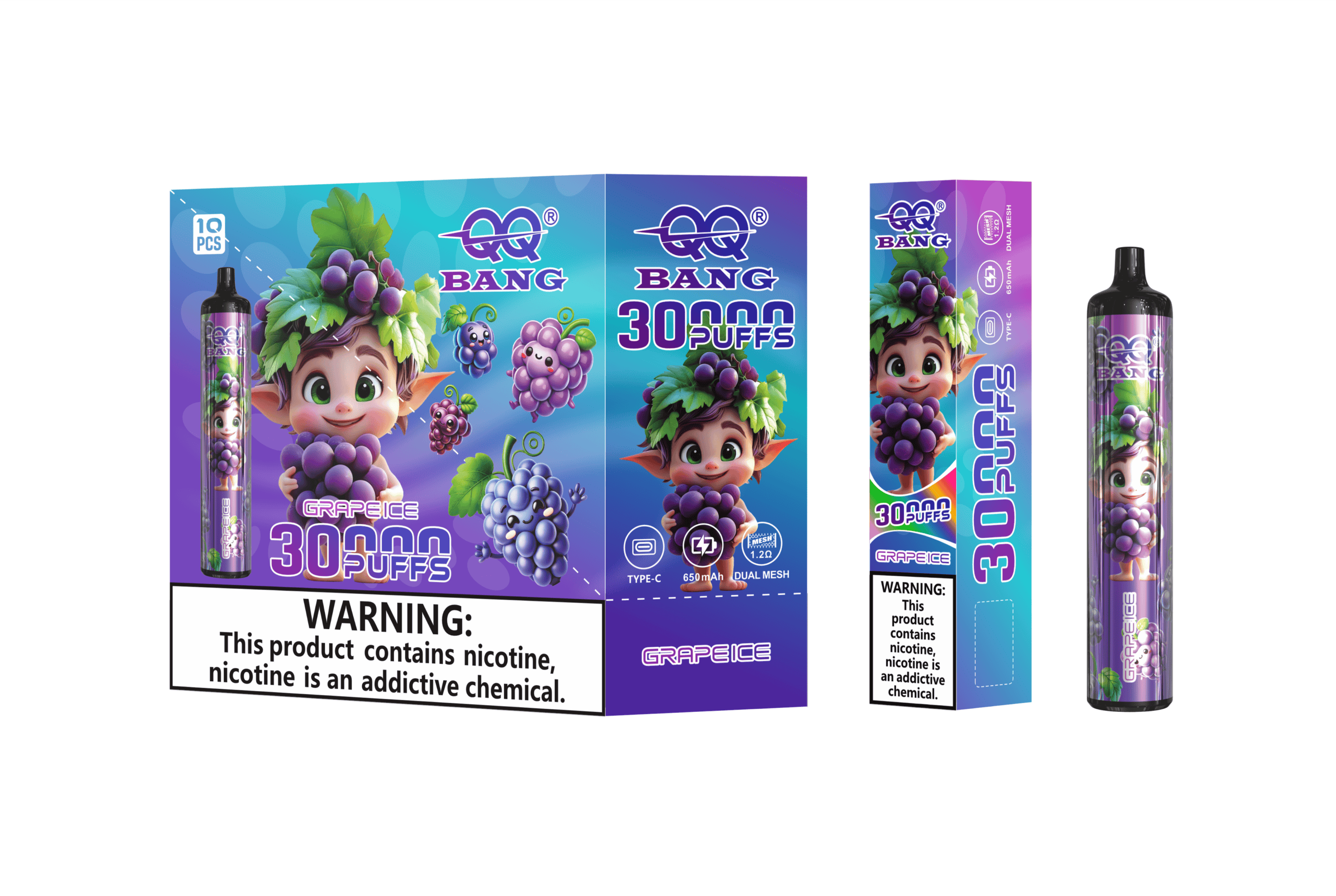 QQ Bang 30K Grape Ice