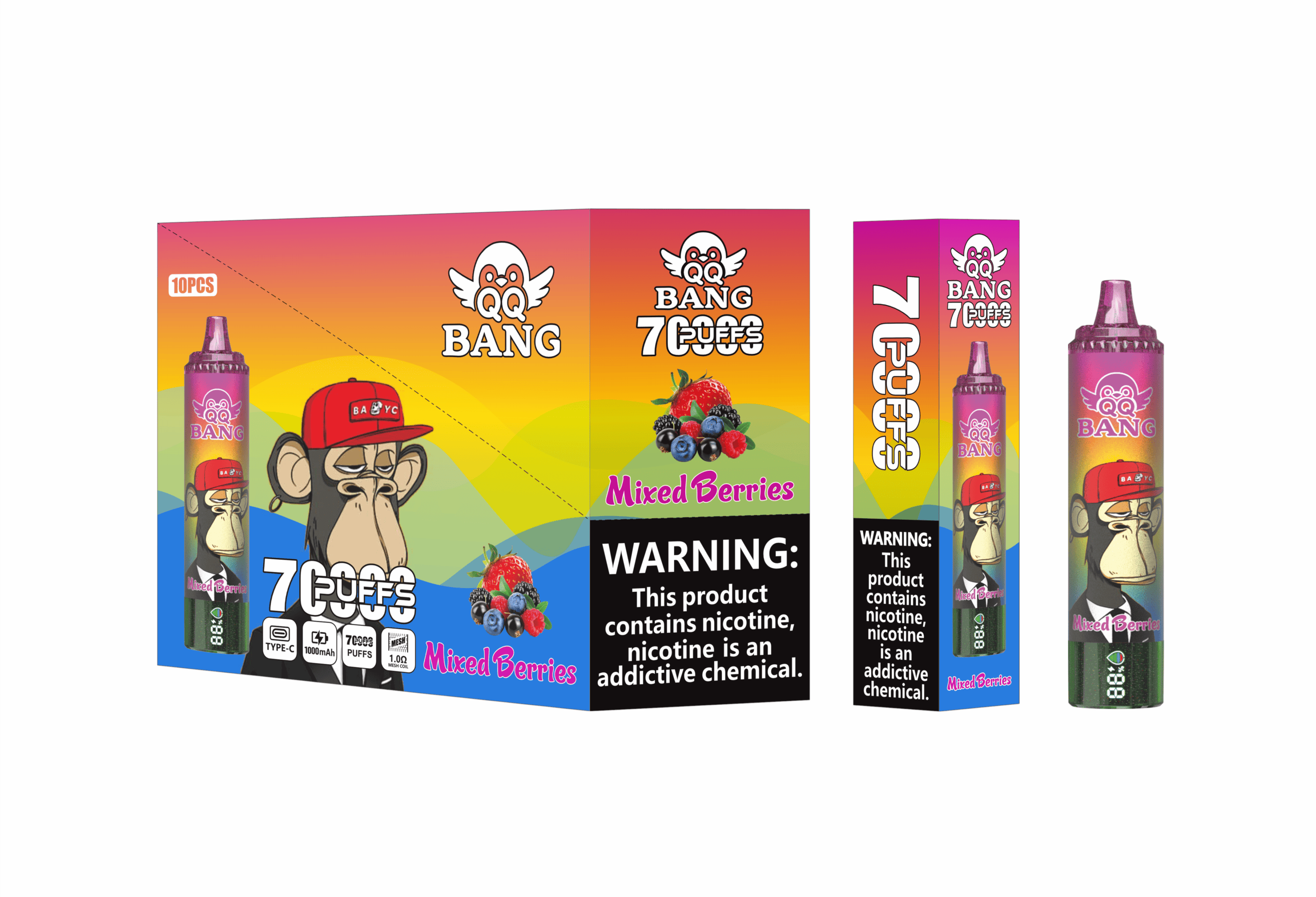 QQ Bang 70K Mixed Berries – Image 2