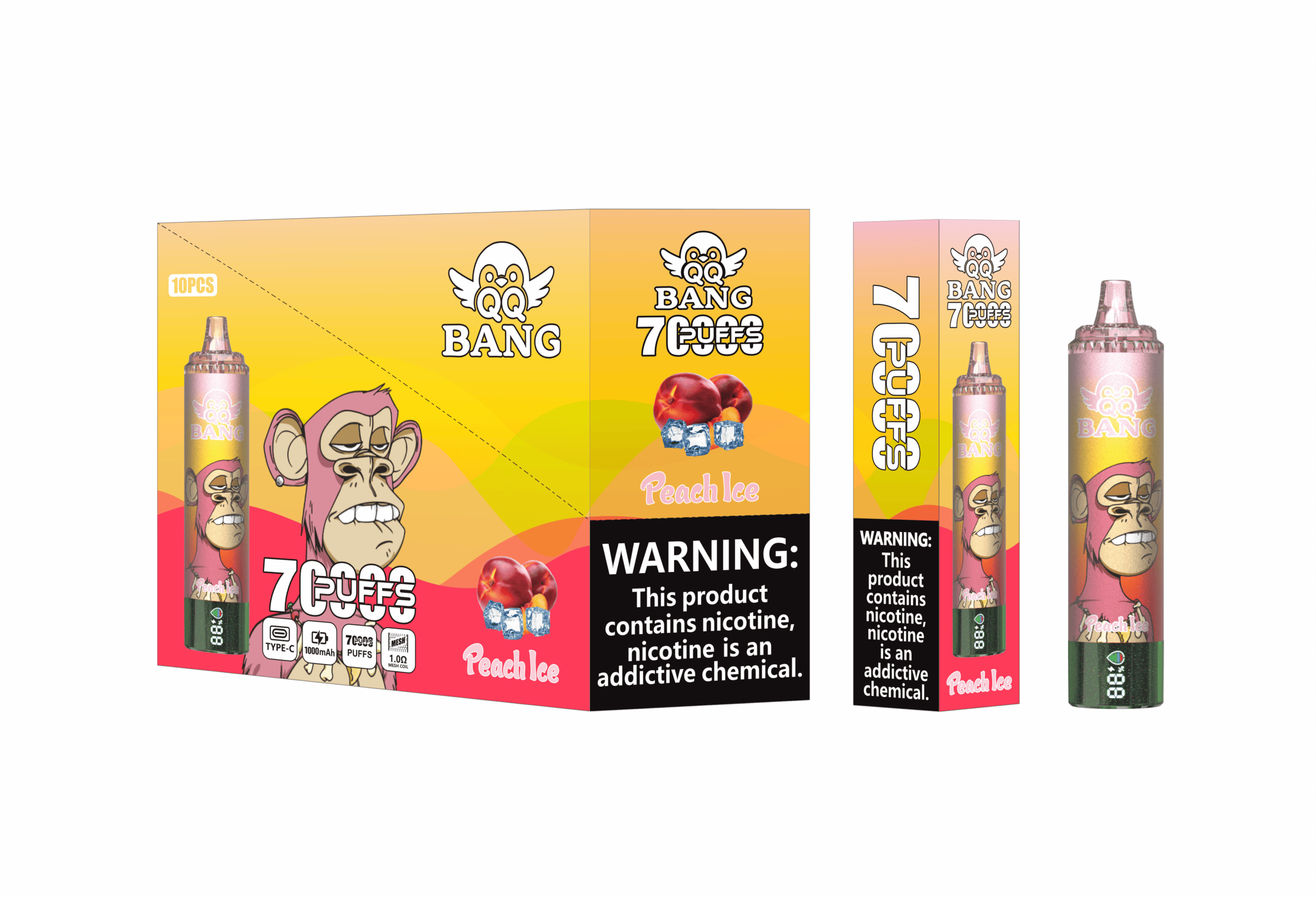 QQ Bang 70K Peach Ice
